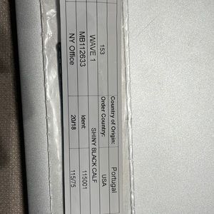 Mont Blanc leather watch strap